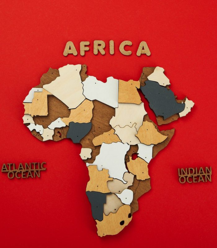 Concept of travel and adventure around Africa Concept of travel and adventure around Africa