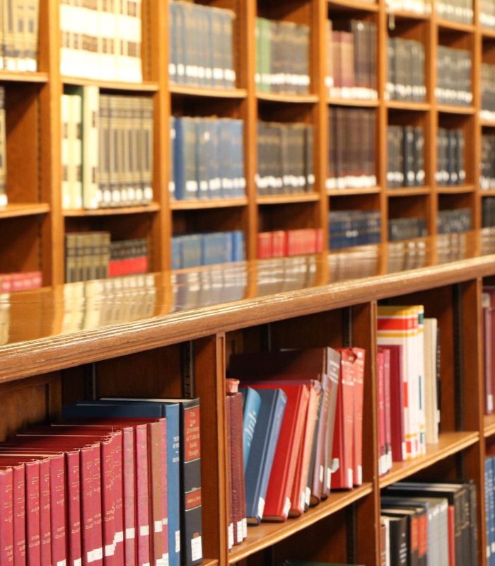 In the library In the library