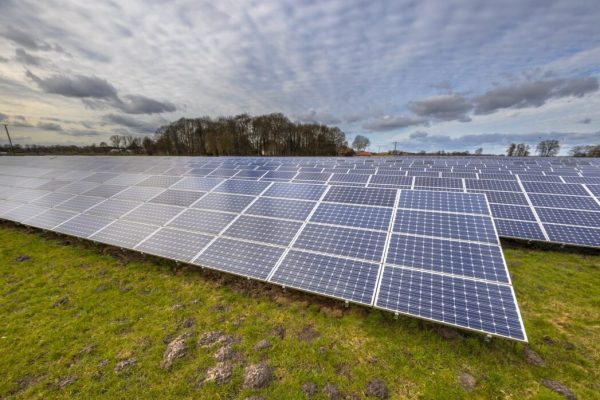 solar energy panels clean energy background